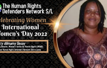 HRDN-SL Celebrates Women Human Right Defenders in the Country